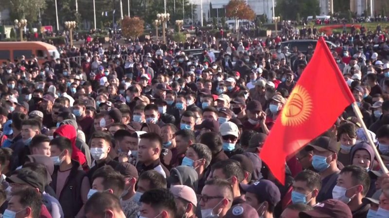 Kyrgyzstan elections: Protesters storm parliament over allegations of vote tampering

