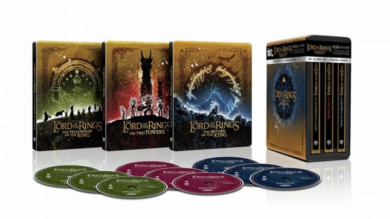 The Lord of the Rings and The Hobbit 4K Blu-ray SteelBook Box Sets Live

