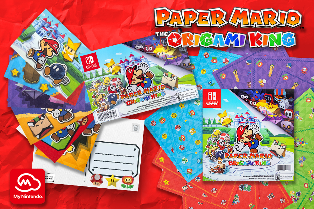 Unleash your creativity with new My Nintendo rewards inspired by Paper Mario: The Origami King