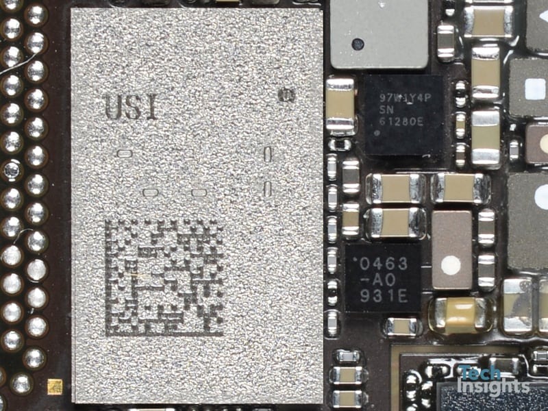 U1 chip on iPhone 11 Pro Max [via TechInsights]