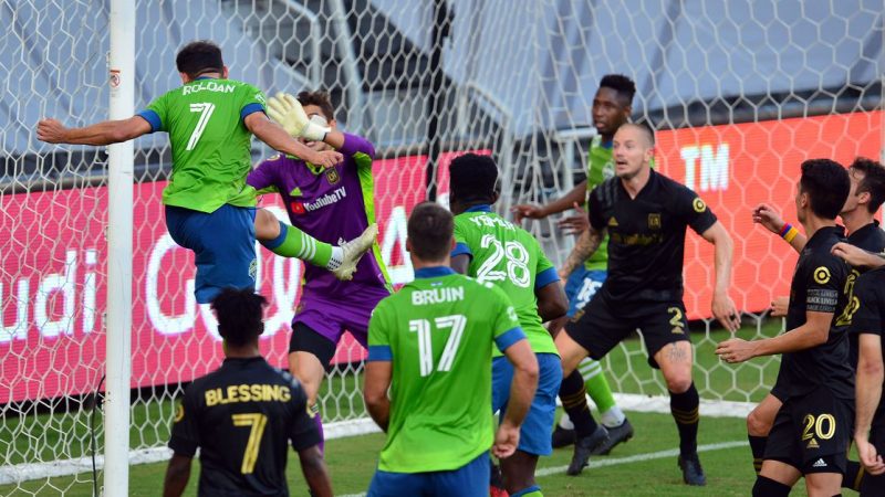 Sounders at LAFC, full-time: Shorthanded LAFC win 3--1

