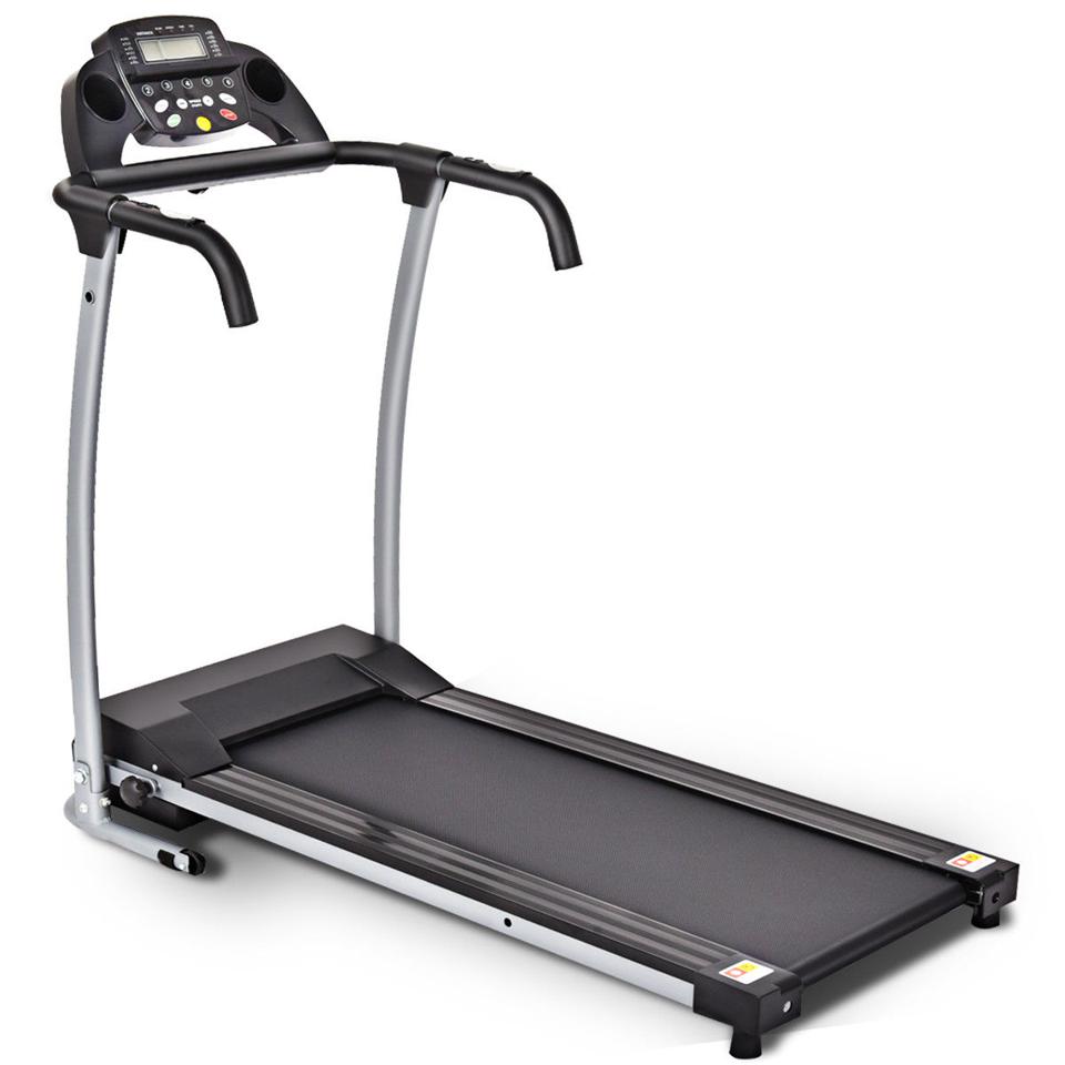 Coastway 800W Folding Electric Treadmill Portable Powered Running Fitness Machine w / Support