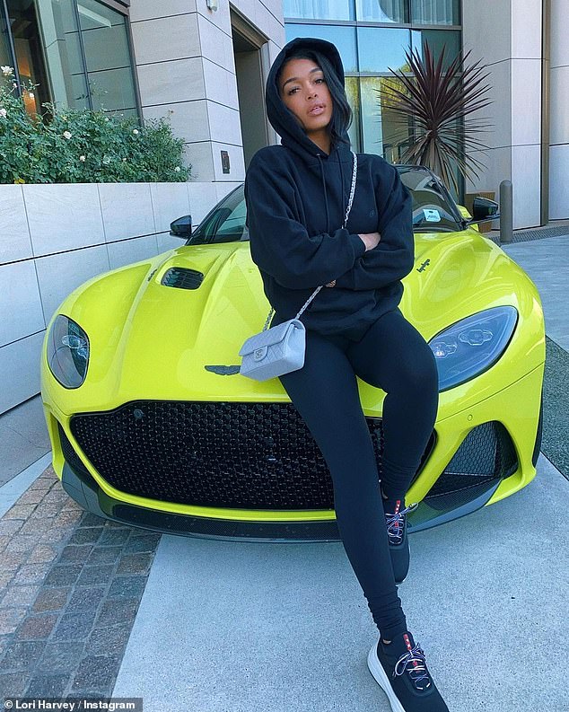 Hot Wheels: Since the accident, she has shared some photos of herself posing with her Mercedes G-Wagon and Bentley green convertible