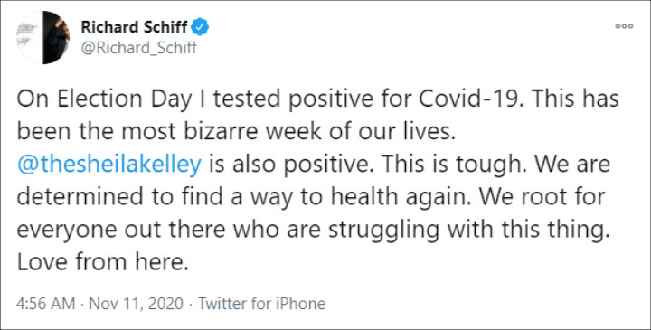 Richard Schiff on Twitter Post