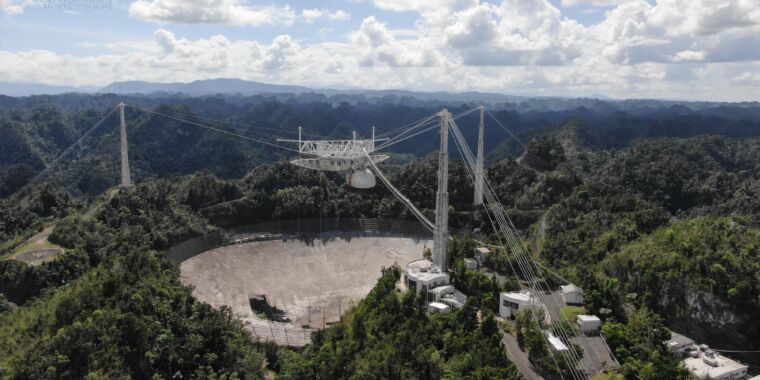 The Arecibo Big Dish has reached the end of the line

