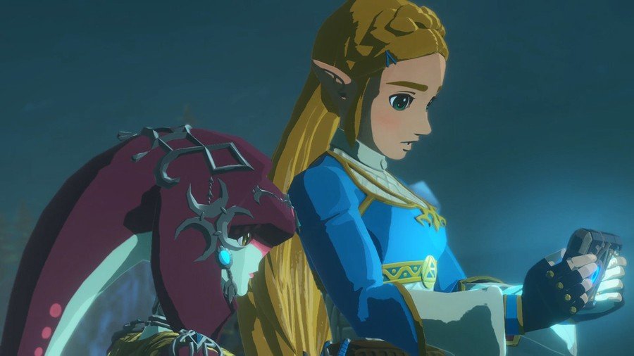 Looking deeply at her innovative console screen, said Zelda, 