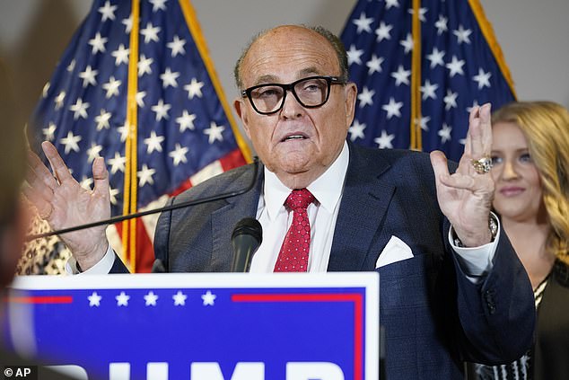 Rudy Giuliani, President Trump's personal attorney, defended the case in the president's favor