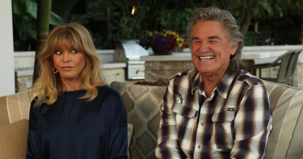 Goldie Hawn and Kurt Russell talk about sharing love – and the screen – together