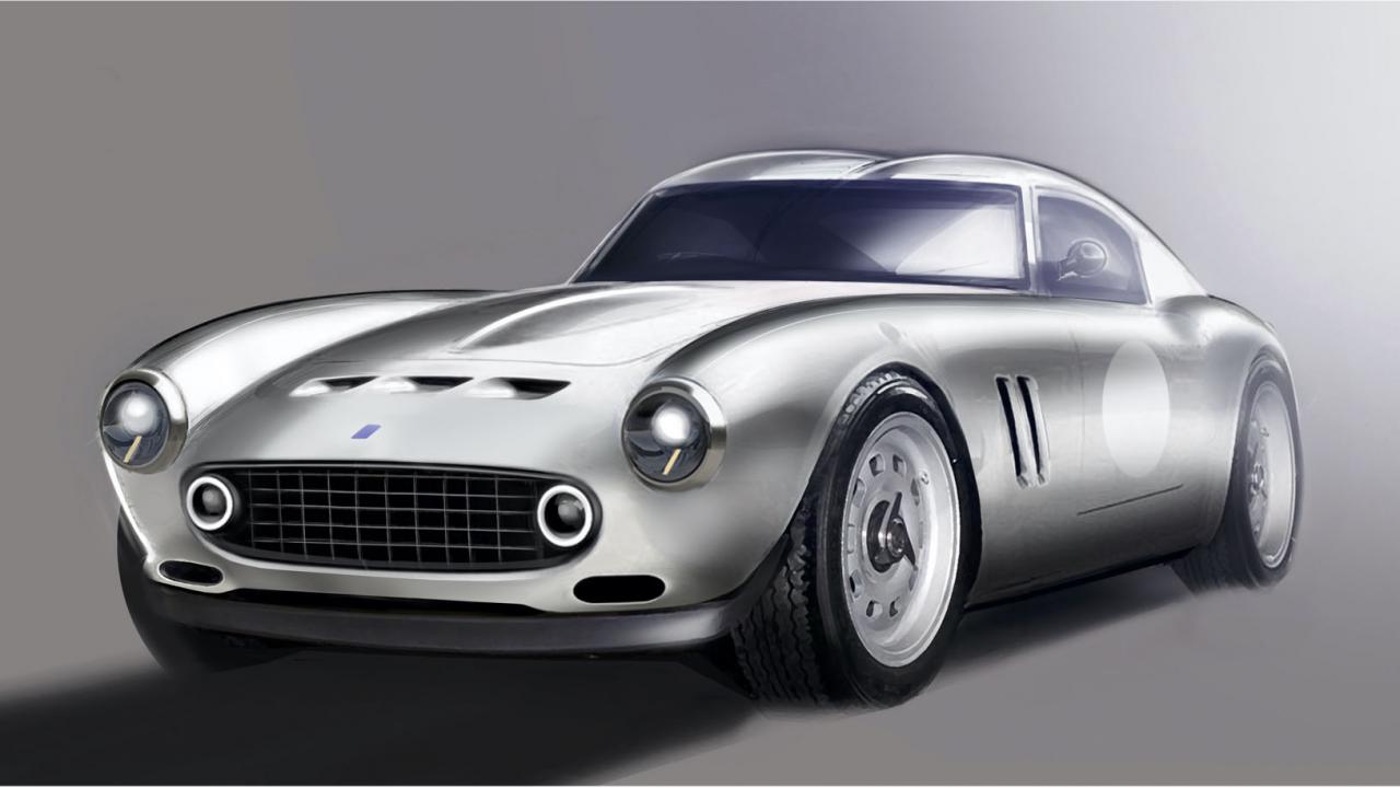 Our GTO Engineering modern will be a V12 sports car inspired by the 1960s