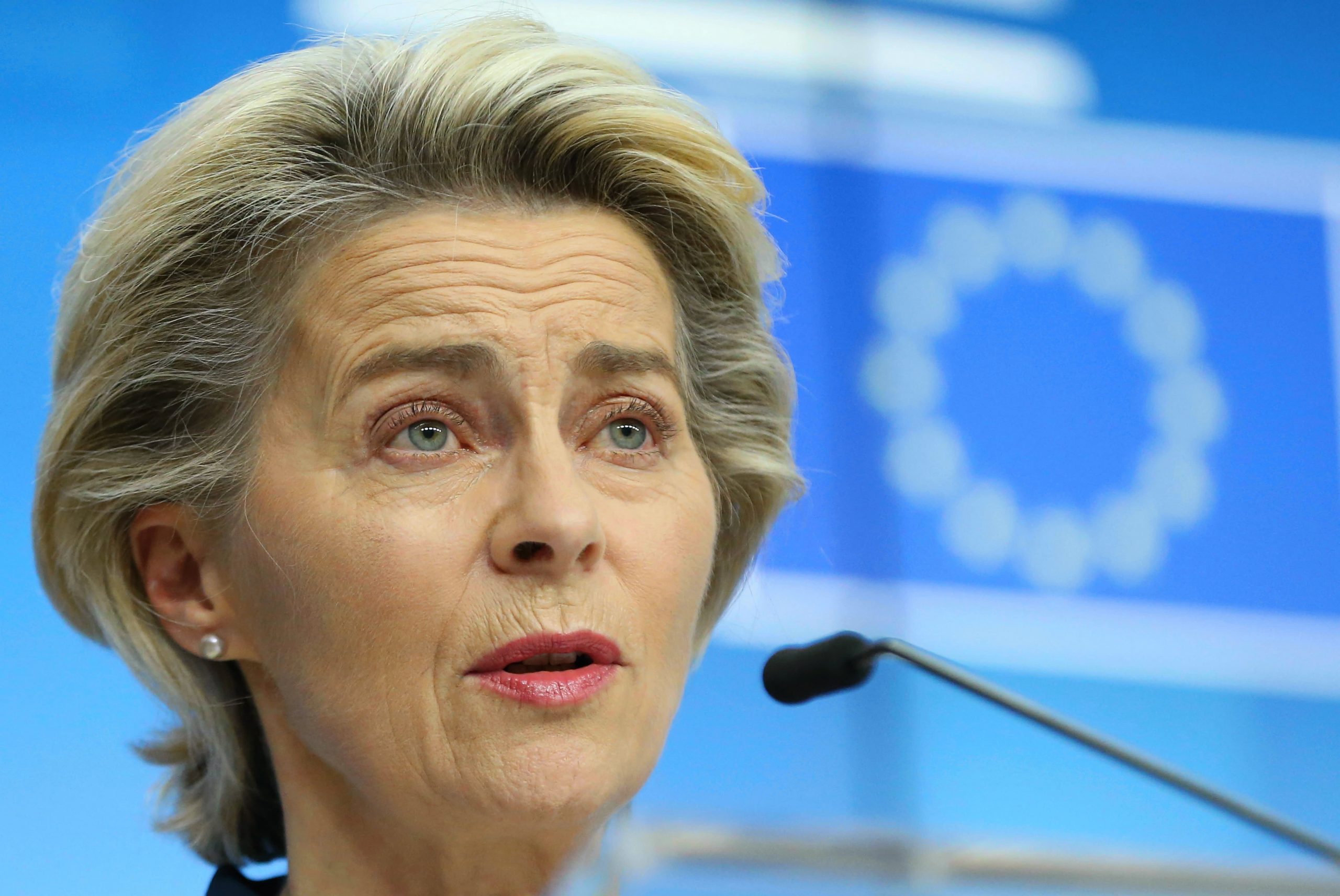 The European Union’s von der Leyen is urging a gradual lifting of lockdowns related to the Coronavirus