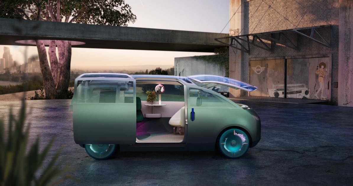 The Mini’s Vision Urbanaut looks like a living room on wheels