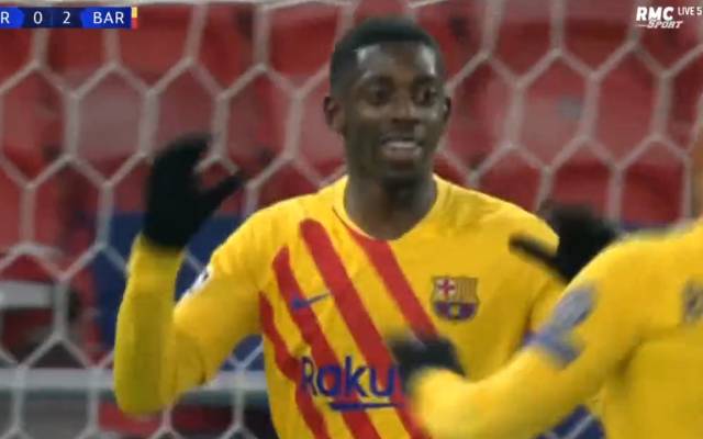 Manchester United pay off Dembele strikes to Barcelona in the English Premier League