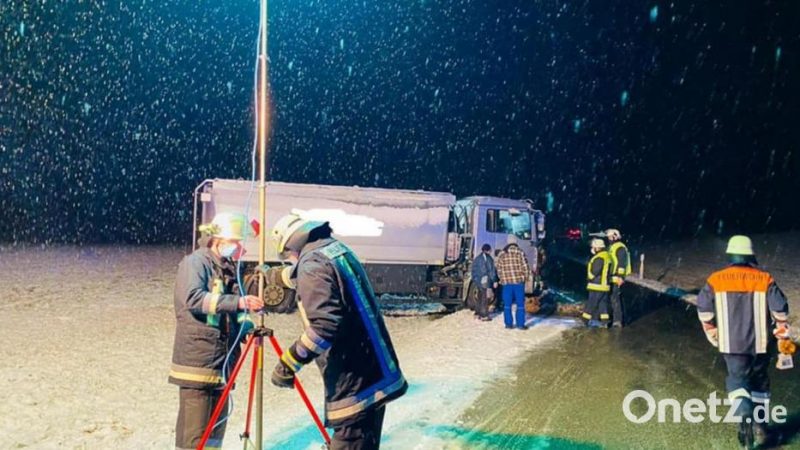 First snow accidents in the Amberg-Sulzbach region

