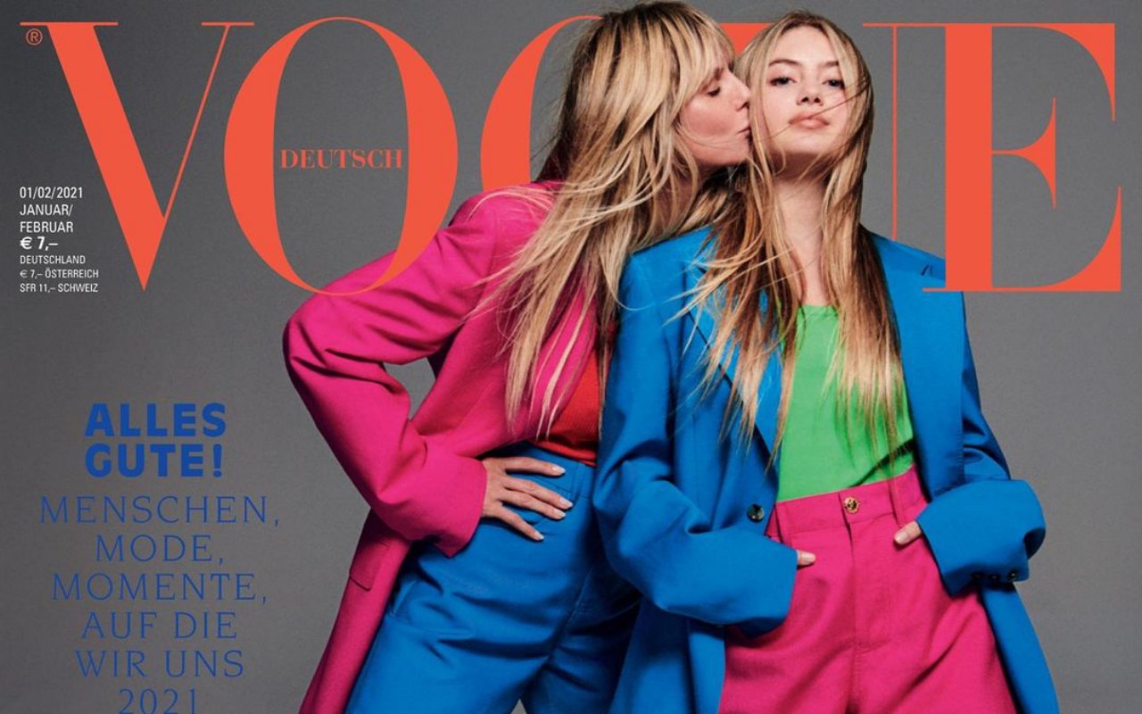 Heidi Klum supports teenage daughter Lenny to model for the first time on Vogue Cover
