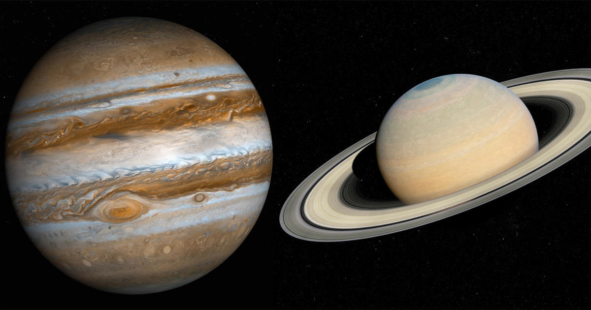 Jupiter and Saturn will come within 0.1 degrees of each other, forming the first “double planet” visible in 800 years
