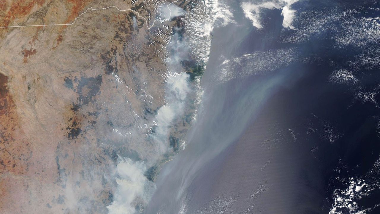 Australia: Satellite images show the extent of wildfires