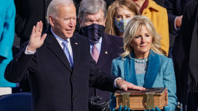   Joe Biden's inauguration live |  Biden after being sworn in as President of the United States: Democracy has won |  United States of America elections

