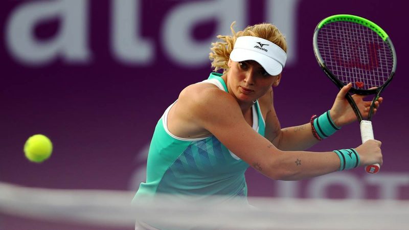 Ladies Tennis Blazwitzer disappoint Dubai


