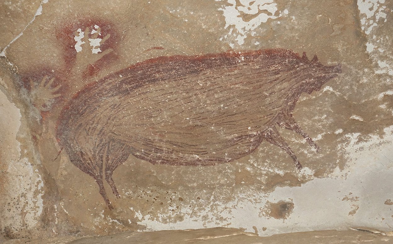 Perhaps the oldest representation of animals in the world