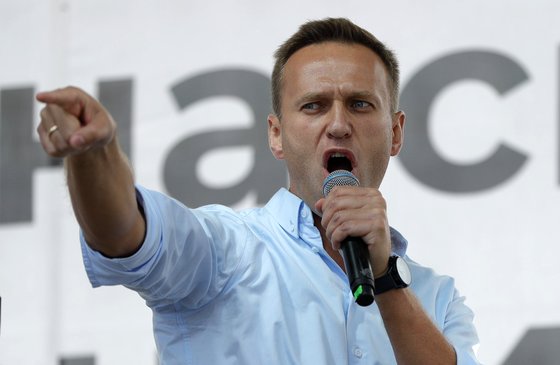 Alexei Navalny, Russia's leading opponent and anti-Putin, was recently sentenced to prison. [AP]