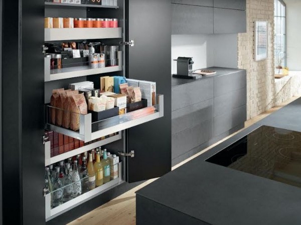 Efficiently manage space in your kitchen with Hafele-ANI's Blum SPACE TOWER unit

