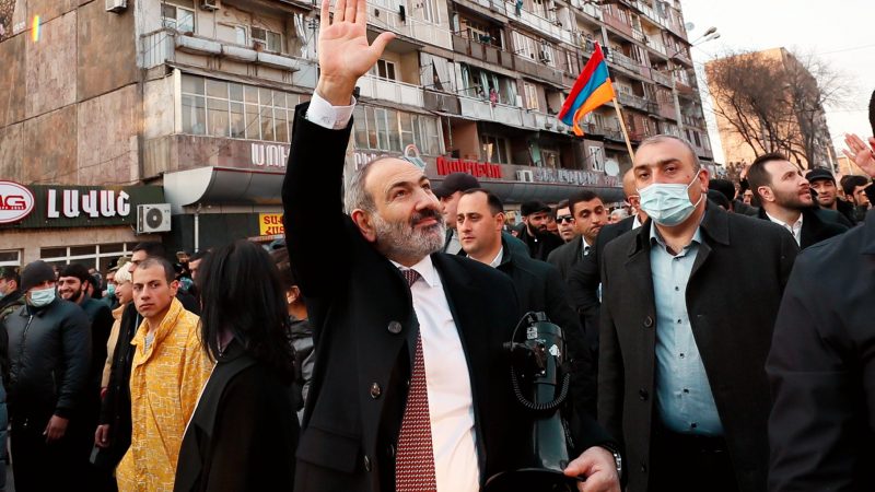 Protesters stormed Armenian government buildings

