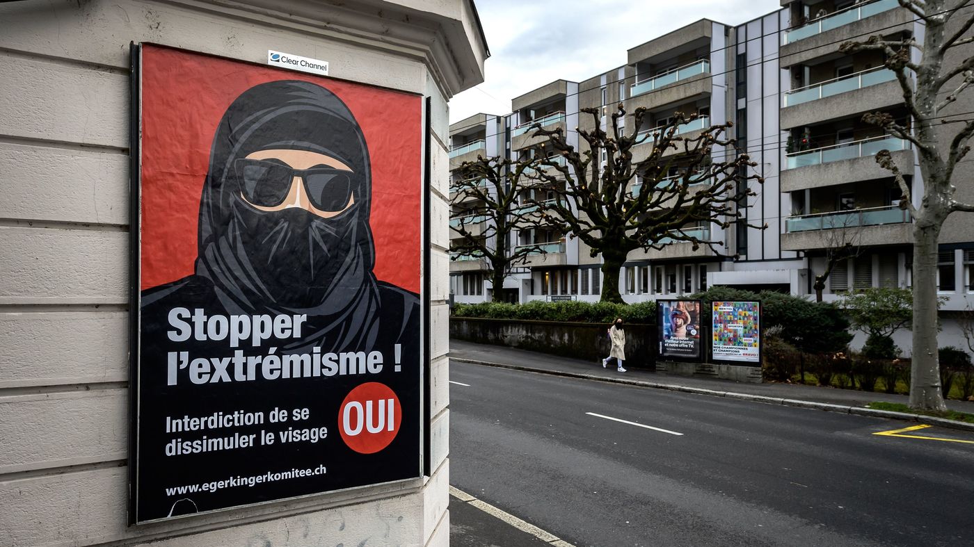 Switzerland Agrees to Ban Banning Face Covering in Public Places: NPR