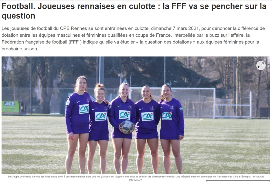 France: How team players protested against inequality in football: “Authorities say ‘OK for boys, not girls'” – Football