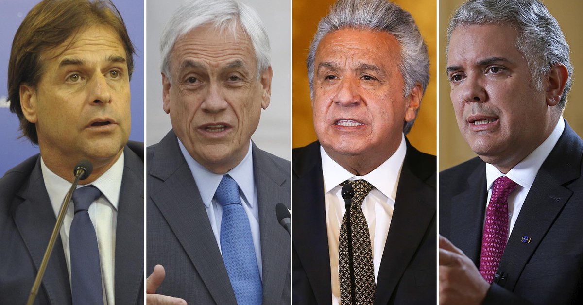 The presidents of Uruguay, Chile, Colombia and Ecuador condemned the Maduro regime during the Ibero-American Summit.