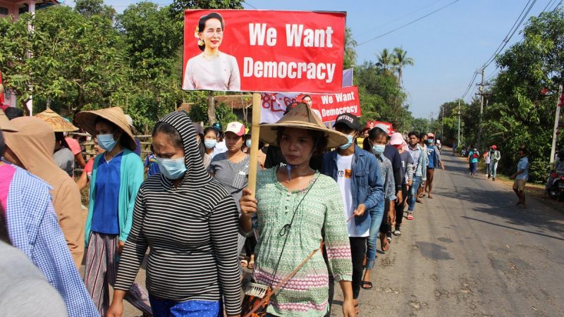 600 people have been killed in Myanmar since the protests began / Article / LSM.lv

