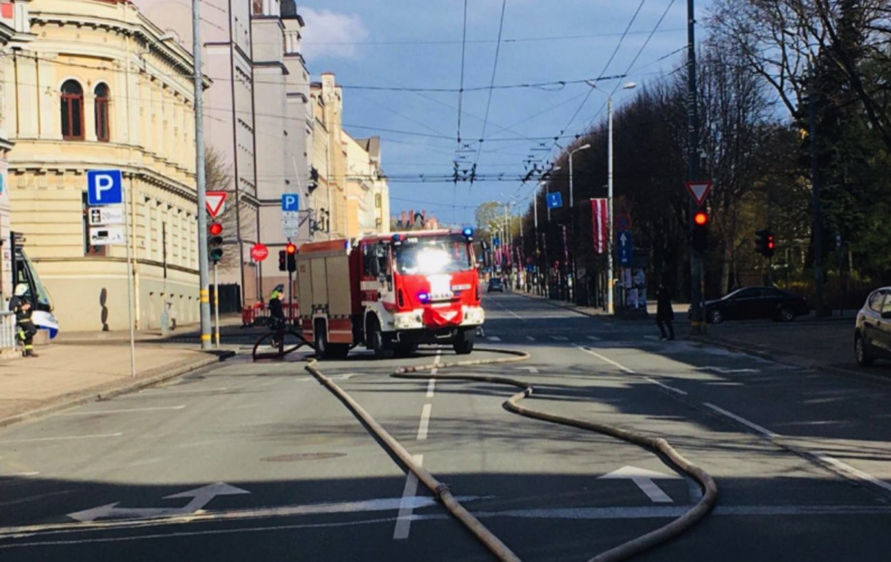A fire in a hostel in the center of Riga on Merkel Street killed eight people