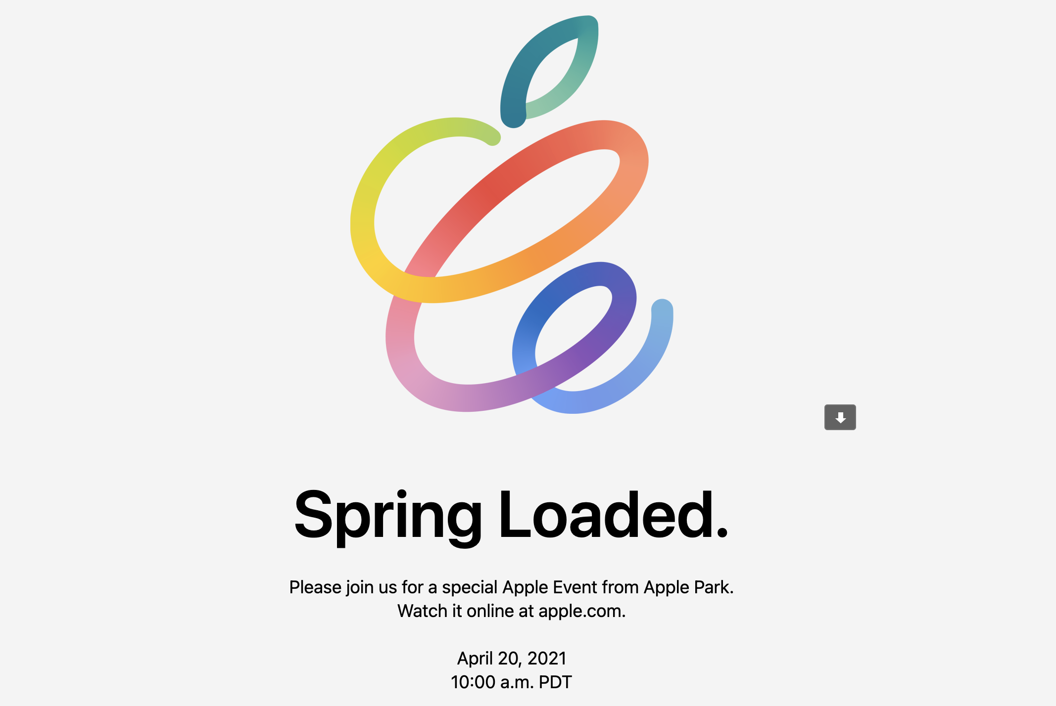 Apple confirms its launch on April 20, with iPads and Macs expected
