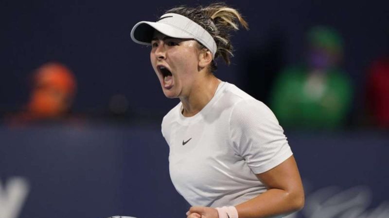 Party and Andreescu in the Miami final - Tsitsipas out

