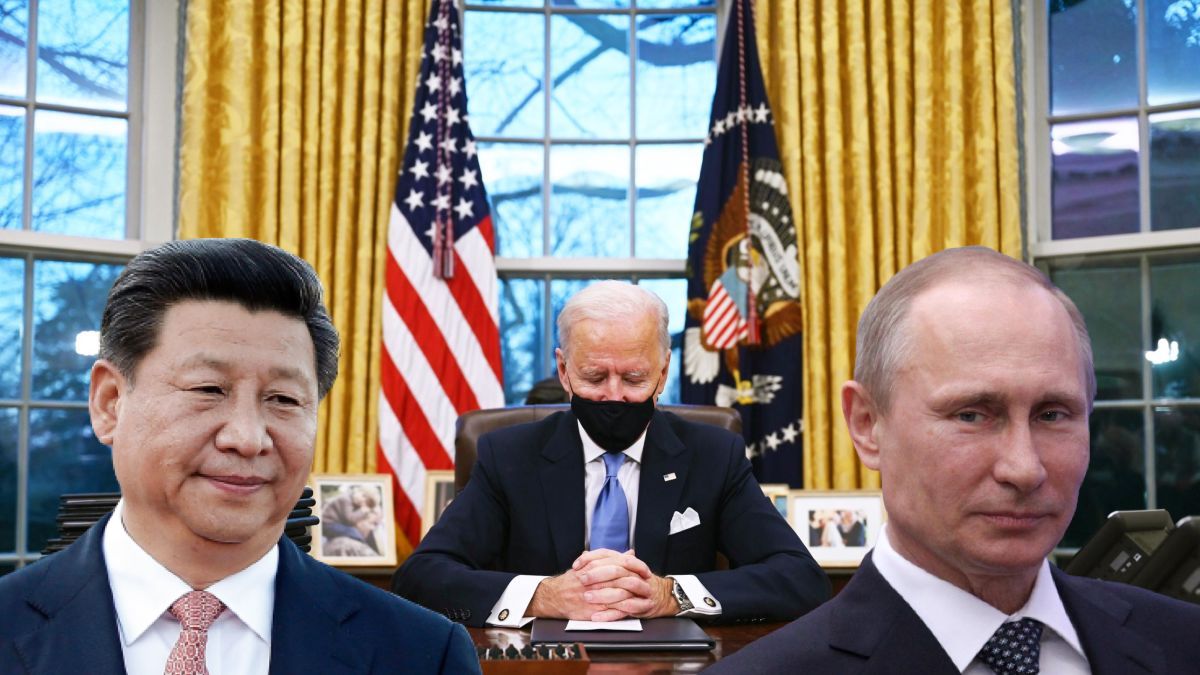 Russia, China and Iran.  One Hundred Days to Breakthrough Biden