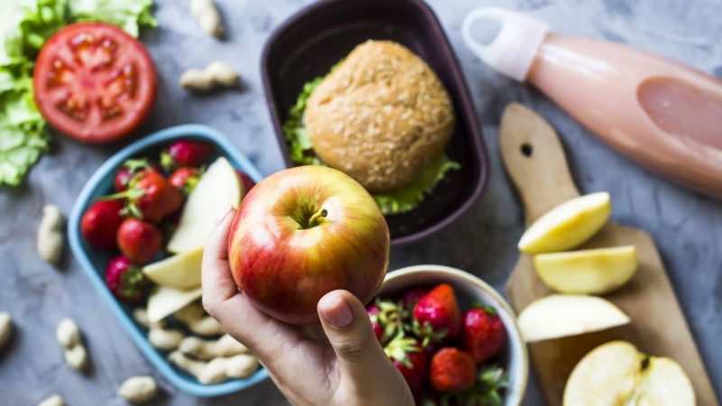 The study found that Americans eat a lot of unhealthy foods with the exception of school

