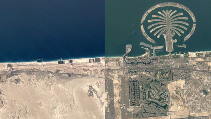 Unique comparison: Watch how the Earth has changed in 40 years

