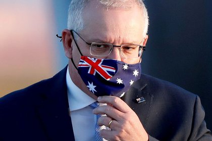 File Photo: Australian Prime Minister Scott Morrison, 2020 (Reuters) / Isa Kato