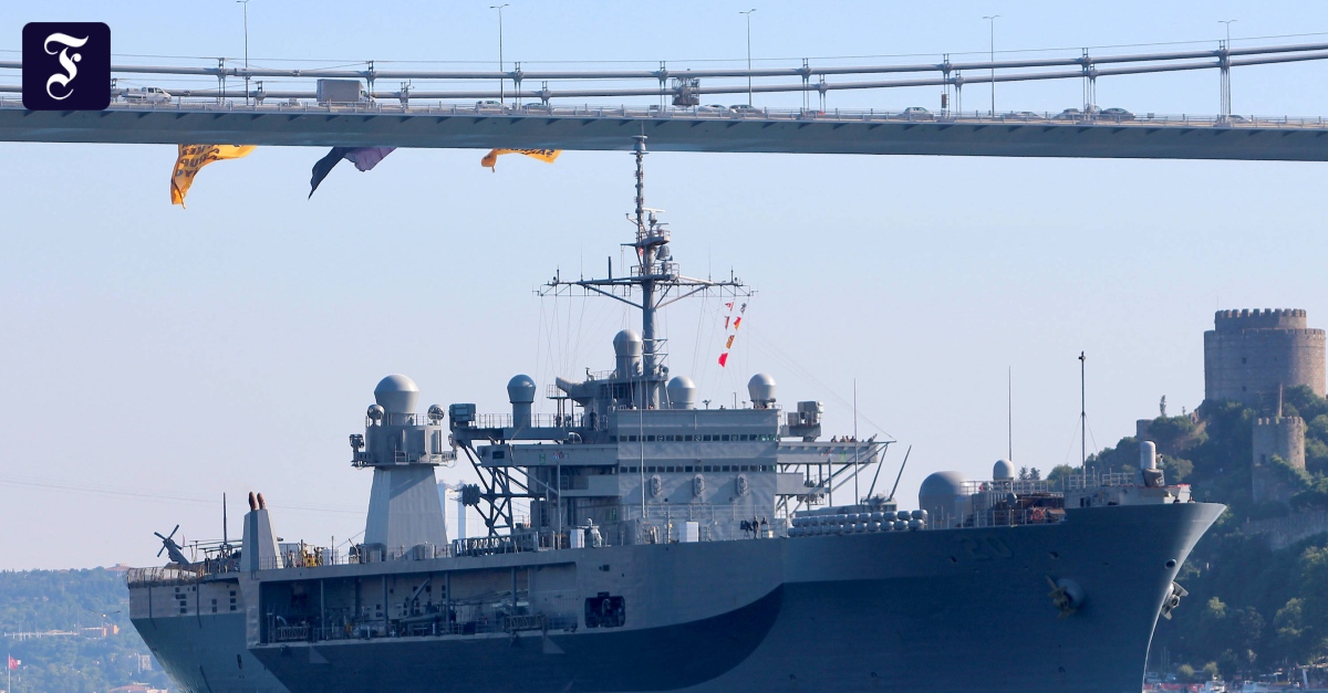 American warships do not enter the Black Sea