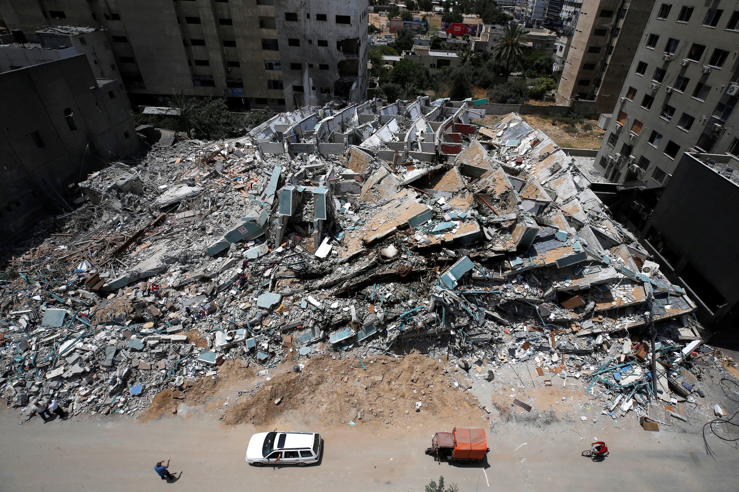 Destruction is the predominant scene in Gaza after 11 days of bombing
