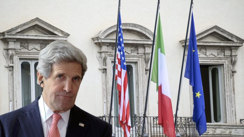   Biden calls, answers Draghi.  Because Kerry is looking to Rome

