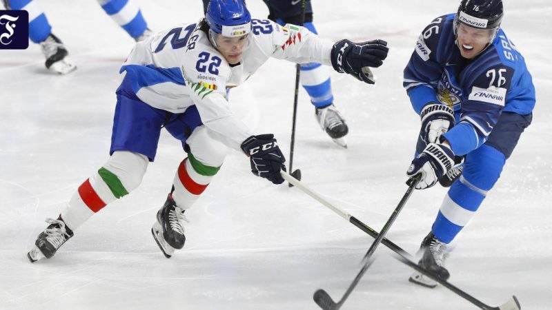 Finland beats Germany in the Ice Hockey World Cup

