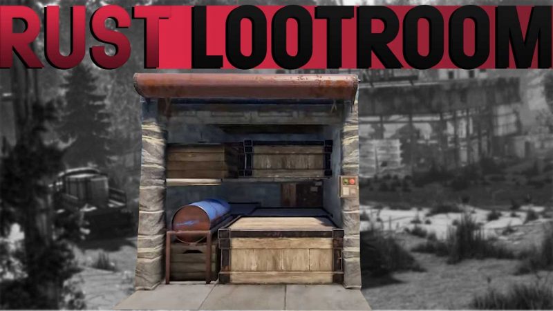 Smallest and best loot and TC room in Rust

