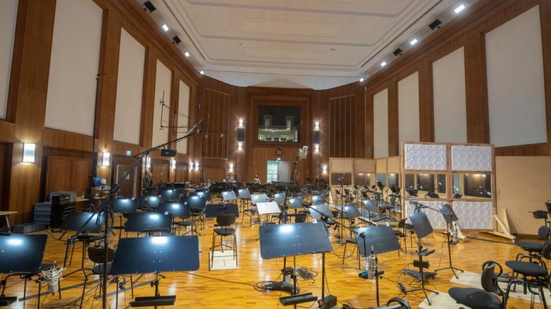 Sound studio for movie music: a room where you hear it all


