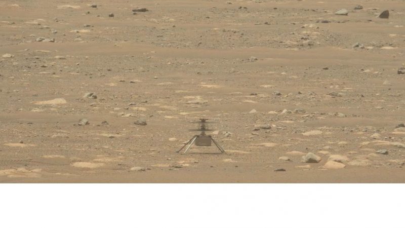 The helicopter on Mars made another flight, and NASA released an audio recording

