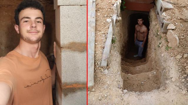 Angry at his family, he dug an underground house for 6 years