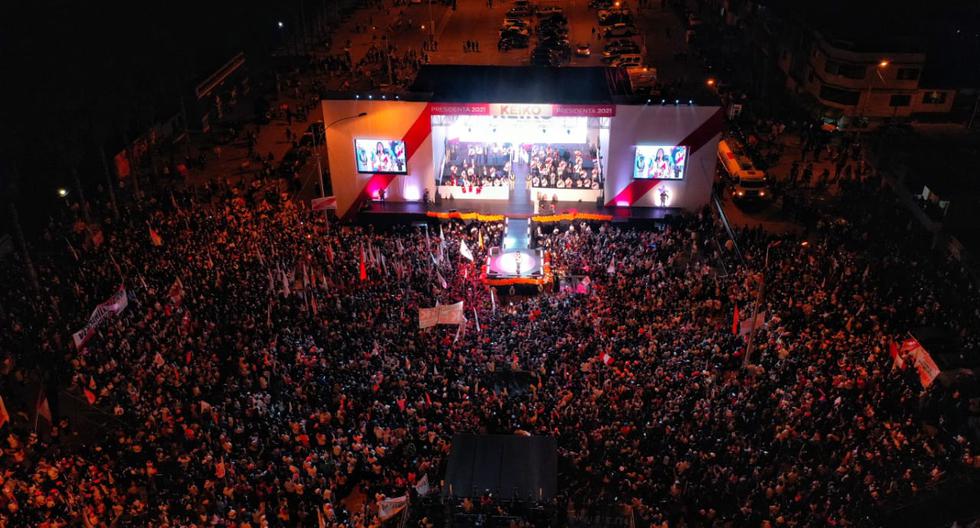 Keiko Fujimori concludes the People’s Power Campaign 2021 elections second round photos nndc |  Policy