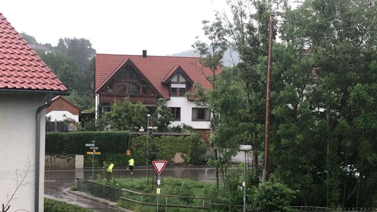 Severe storm over Waldstetten |  Schwäbisch Gmund