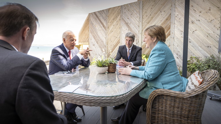 Меркел обясни на Байдън позицията си за "Северен поток 2"