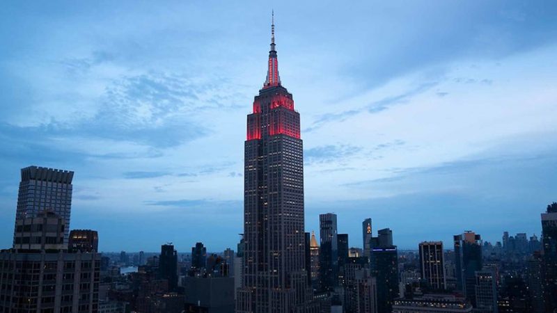 FC Bayern Munich: The Empire State Building shines in Bayern red

