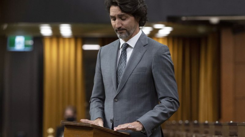 Justin Trudeau called on the Catholic Church to recognize its "responsibility" after the discovery of the remains of 215 Aboriginal children at a former boarding school

